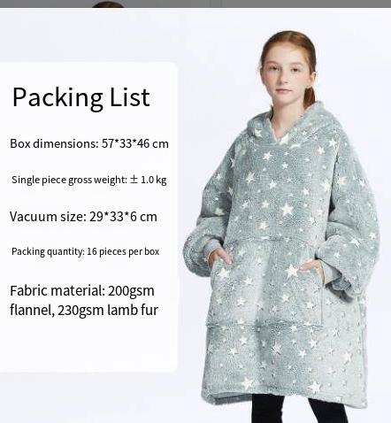 Women's Hooded Pullover Sweater Blanket