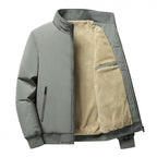 2023 Men's Warm Fleece Windbreak Parka Jacket Plus Size
