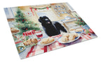 Newfoundland Christmas Cookies Glass Cutting Board