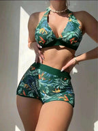 2023 New Women's Sexy Two-Piece Printed Bikini Set