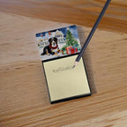 Entlebucher Mountain Dog Cozy Christmas Sticky Note Holder