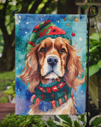 Cavalier Spaniel Christmas Garden Flag