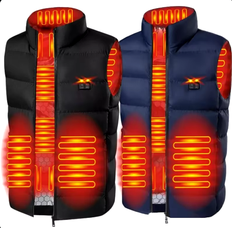 9-Zone USB Heated Vest Jacket for Winter Hunting and Hiking