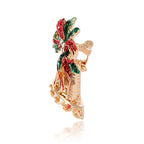 Creative Christmas Bell Brooch with Bowknot Design