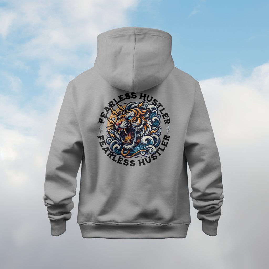 Fearless Hustler Back Print Unisex Hoodie | Streetwear