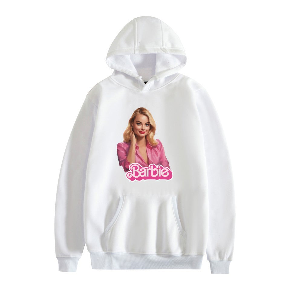 Korean Loose Printed Long Sleeve Slouchy Hoodie | Streetwear
