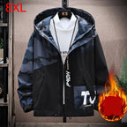 Plus Size Camouflage Workwear Jacket for Men 7XL 8XL