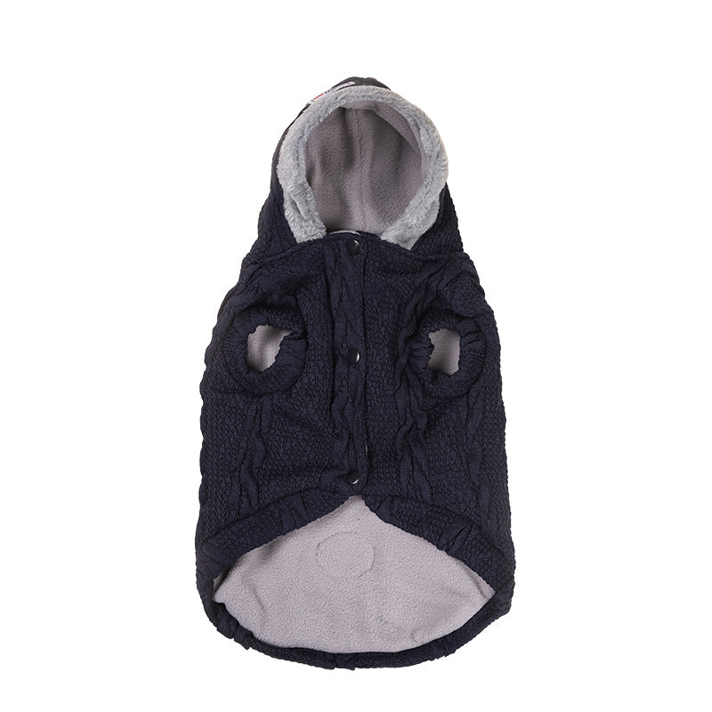 Warm Wool Velvet Dog Clothes for Small & Medium Breeds