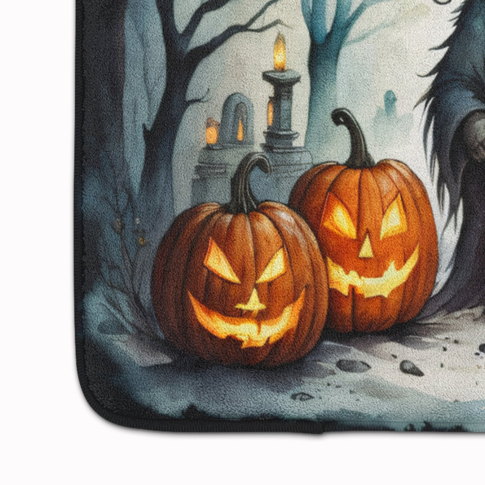 Krampus The Christmas Demon Spooky Halloween Memory Foam Kitchen Mat