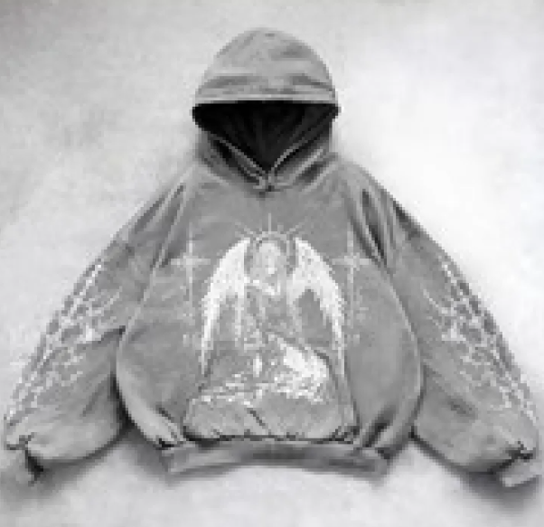 Hooded Printed Hip Hop Y2G Streetwear Sweatshirt | Streetwear