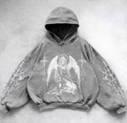 Hooded Printed Hip Hop Y2G Streetwear Sweatshirt | Streetwear