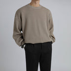 Men's Crew Neck Pullover Hoodie Sweater | Streetwear