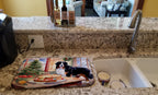 Bernese Mountain Dog Christmas Cookies Dish Drying Mat