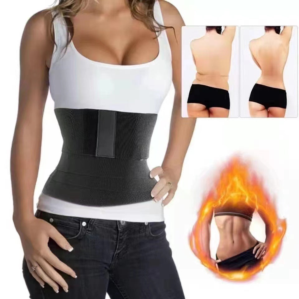 New Cross-Border Shaping Bodysuit with Elastic Waist Belt