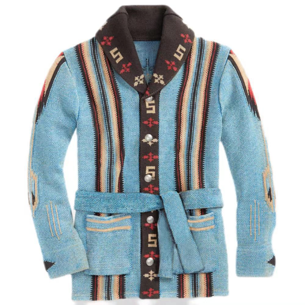Thick Mid-Length Sweater Coat for Autumn and Winter