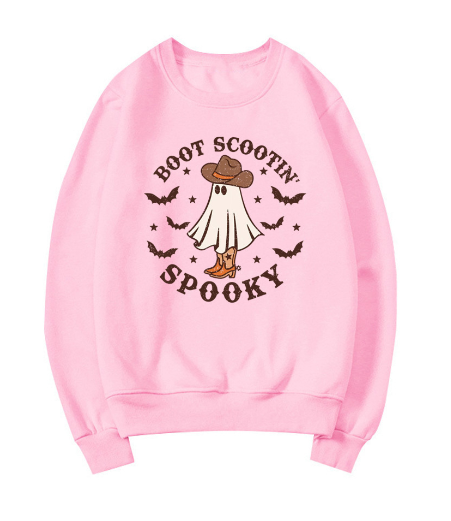 Cowboy Ghost Halloween Hoodie - Boot Scootin Spooky | Streetwear