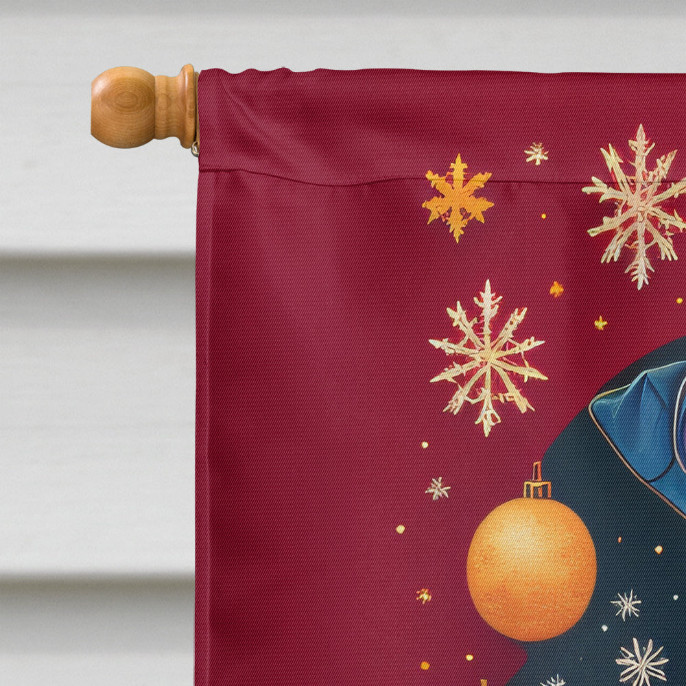 Greyhound Holiday Christmas House Flag
