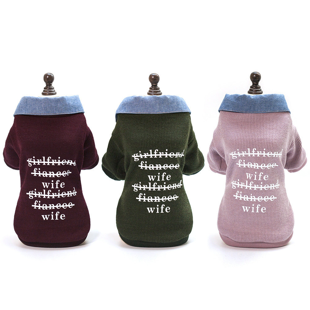 Dog Hoodie for Small Dogs - Two-Piece Style Outfit | Streetwear
