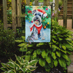 Schnauzer Christmas Garden Flag