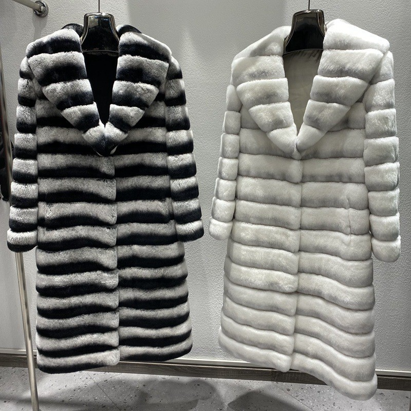 Standing Collar Fur Jacket
