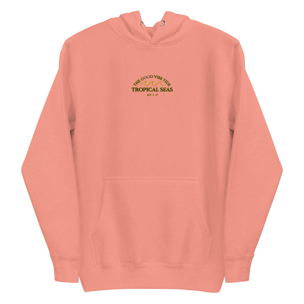 Tropical Seas Center Waves Hoodie | Streetwear