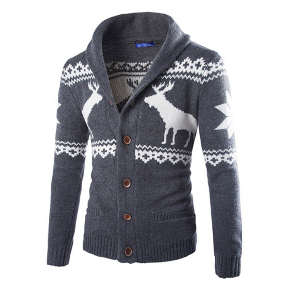 2020 Men's Fashionable Christmas Cardigan Sweater