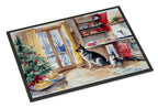 Norwegian Elkhound Christmas Cookies Doormat