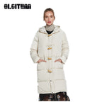 2020 Women's Hooded Long Cotton Padded Coat S-2XL