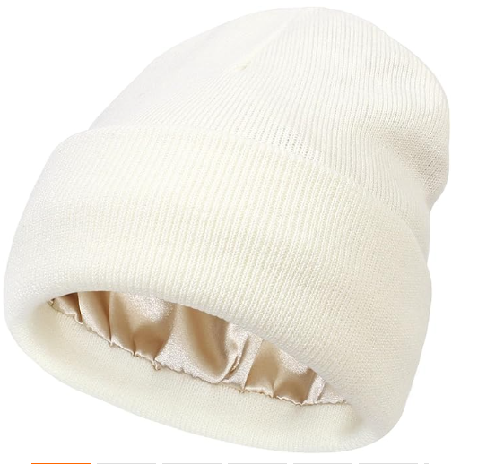 No Static No Frizz No Tangle Knit Hat (One Piece) | Embroidered Cap