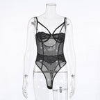 Lace Hollow Out Women’s Bodysuit (One Piece)