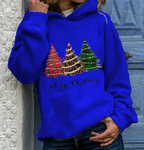 Merry Christmas Tree Hoodie - Plus Size Loose Top | Streetwear