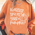 European American Halloween Pumpkin Head Sweater