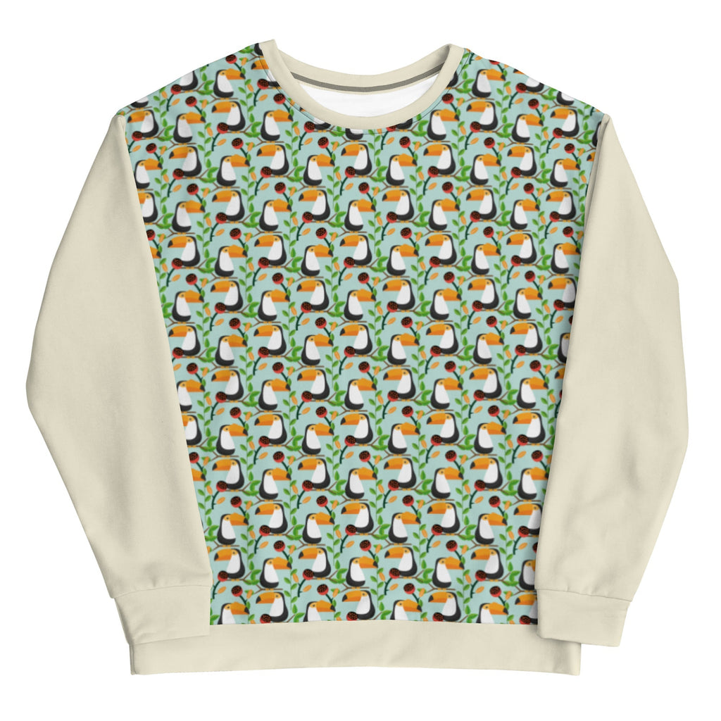 Men's Toucan Pattern Sweatshirt | Streetwear