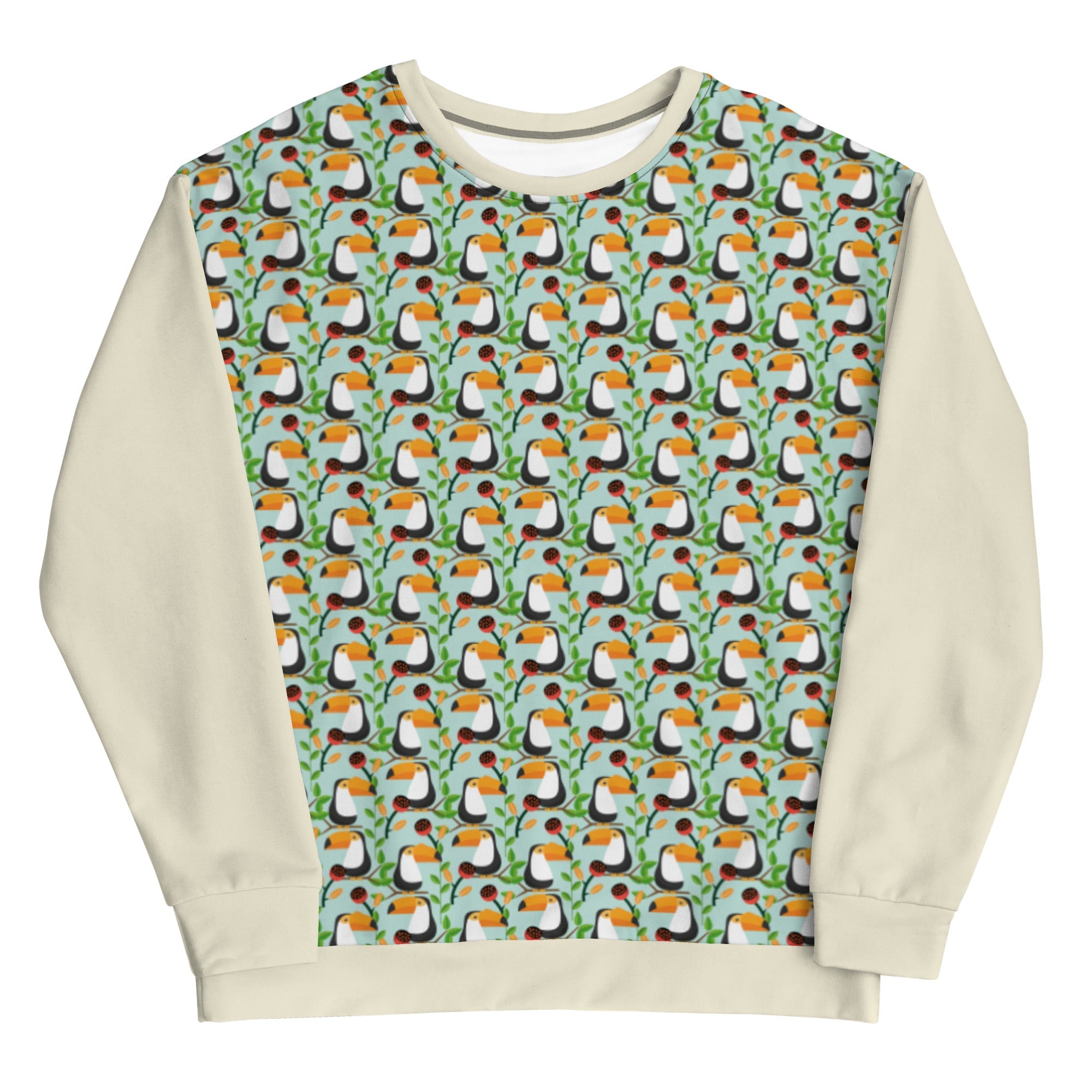Men's Toucan Pattern Sweatshirt | Streetwear