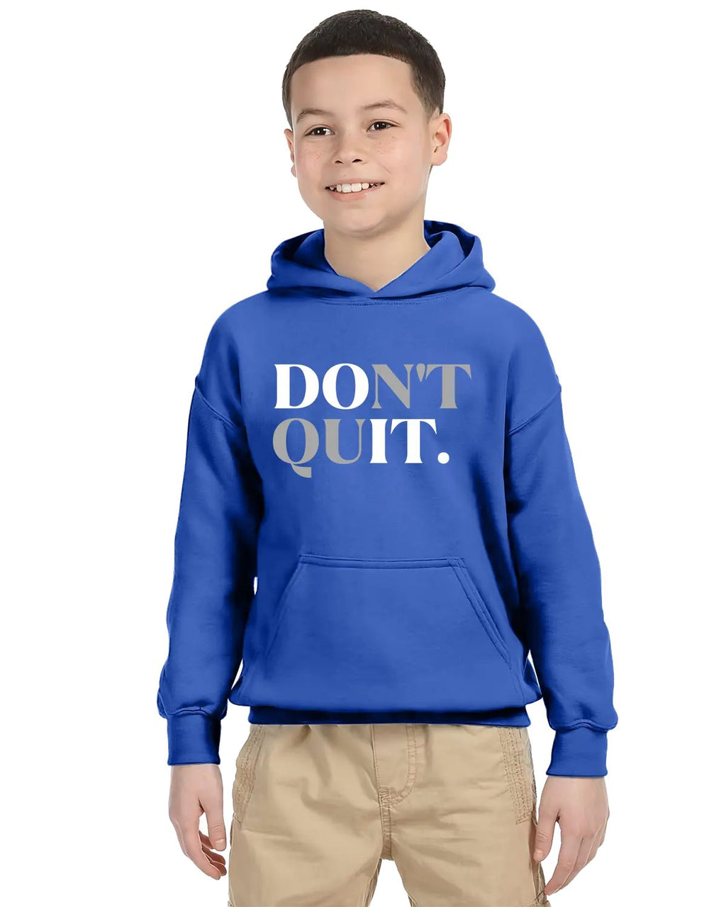 Don't Quit Unisex Youth Hoodie | Streetwear