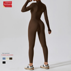 Zechuang High-Intensity Long Sleeve Yoga Bodysuit 8306