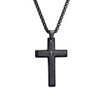 Lord's Prayer Cross Pendant Necklace