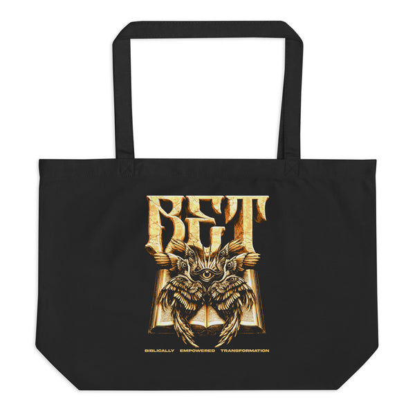 Anointed Attire BET Christian Tote Bag - Biblically Empowered Transformation | Organic Cotton