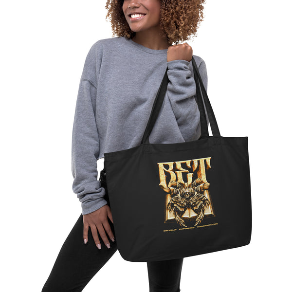Anointed Attire BET Christian Tote Bag - Biblically Empowered Transformation | Organic Cotton