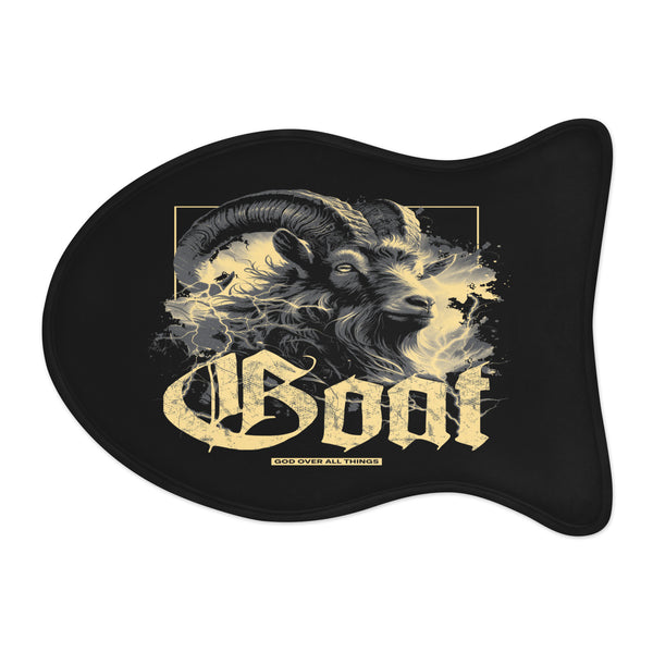 Anointed Attire GOAT God Over All Things Pet Feeding Mat