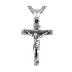 [Duplicate] Stainless Steel Jesus Cross Necklace with Chain | Christian Jewelry