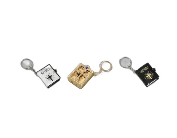 Mini Holy Bible Keychain - Christian Faith Accessory
