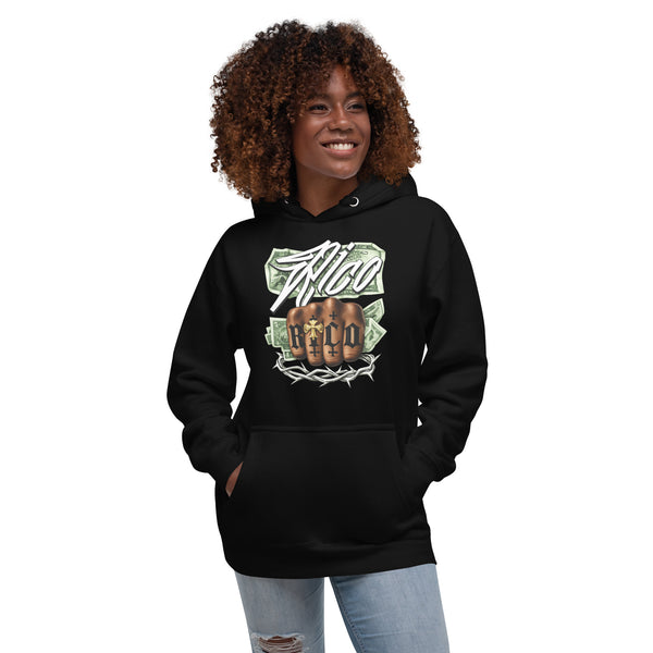 Anointed Attire R.I.C.O. Christian Hoodie - Resting In Christ's Omnipotence