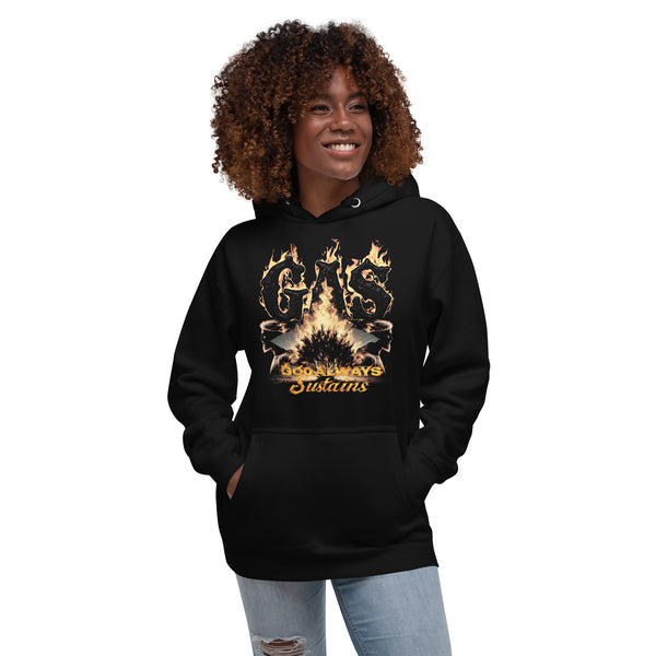 Anointed Attire GAS Christian Hoodie - God Always Sustains