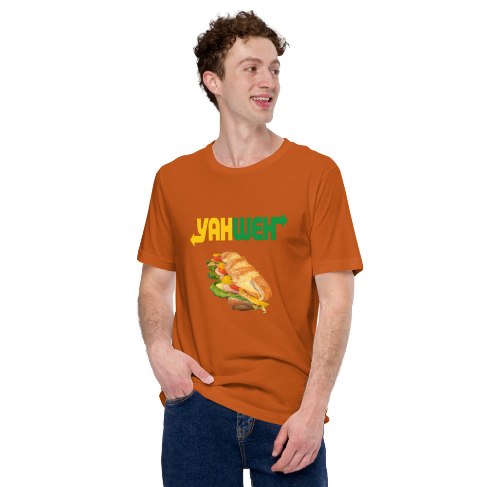 Anointed Attire Yahweh Sandwich Christian T-Shirt
