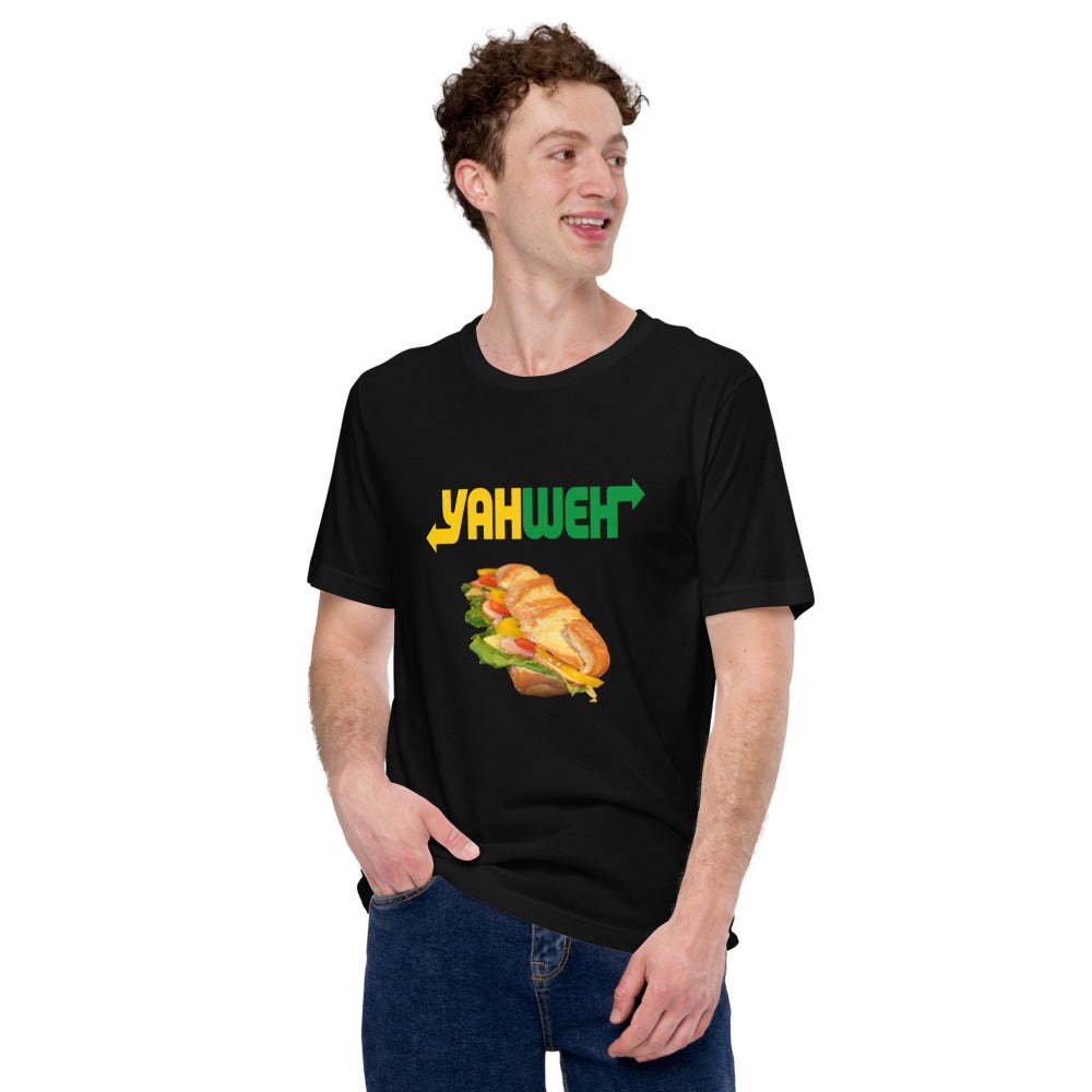 Anointed Attire Yahweh Sandwich Christian T-Shirt