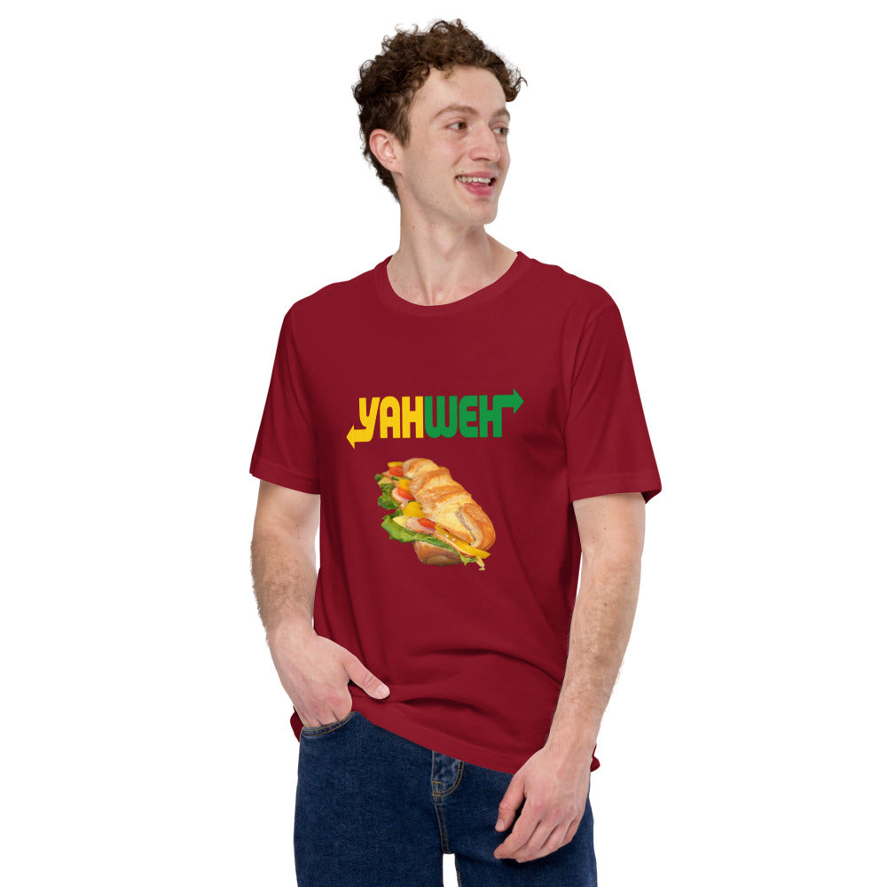 Anointed Attire Yahweh Sandwich Christian T-Shirt