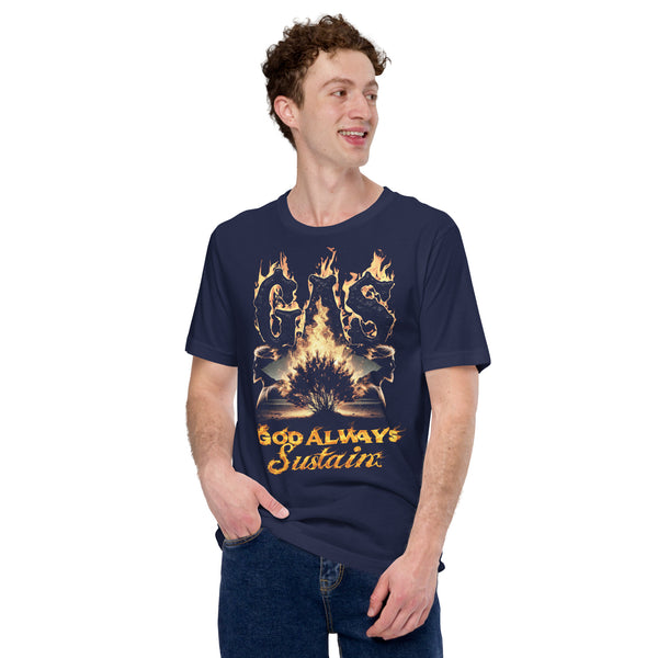 Anointed Attire GAS Christian T-Shirt - God Always Sustains