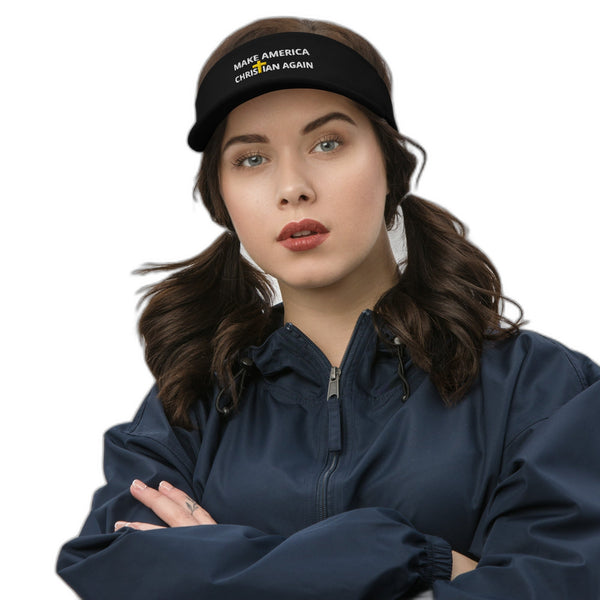 Anointed Attire MACA Christian Visor - Make America Christian Again Sun Visor